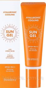 Сонцезахисний крем-гель Deoproce Hyaluronic Cooling Sun Gel SPF50+/PA+++, 50 мл