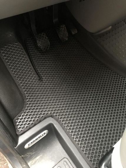 Коврики EVA (черные, передние, для 1-20241) для Volkswagen T5 Caravelle 2004-2010 гг | Зображення 3