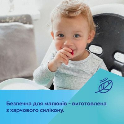 Тарілка дитяча Canpol babies DOTS силіконова на присосці з секціями, рожева (51/403_pin) | Зображення 4