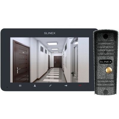 Комплект видеодомофона Slinex SM-07 Graphite  ML-16HR | Зображення 1
