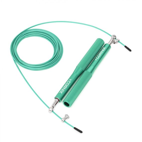 Скакалка швидкісна для кросфіту Cornix Speed Rope XR-0156 Green | Зображення 2