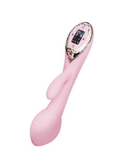 Вибратор-кролик с надувающейся головкой KISTOY A-King, LED-экран sexstyle | Зображення 1