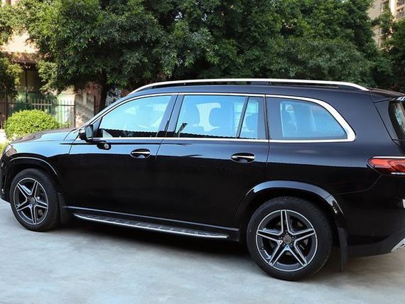 Бризковики (4 шт, авто з порогами) для Mercedes GLS X167 | Зображення 2
