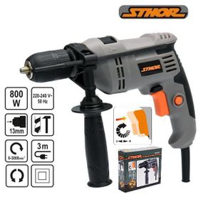Дриль ударний Польща 800 Вт Ø≤13 мм STHOR-78997