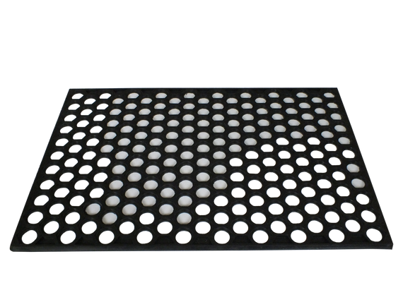 Коврик придверный резиновый "Сота" 40x60 см (RMC01-4060) | Зображення 1