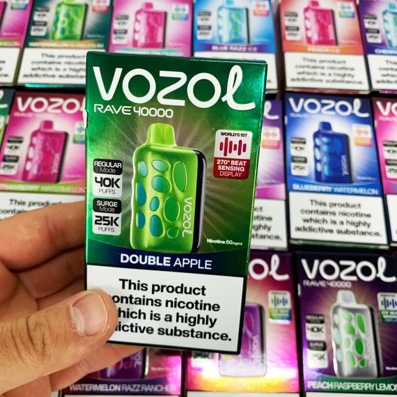 Vozol Rave 40000. Яблоко (Double Apple) | Зображення 2