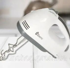 Ручной кухонный миксер 7 скоростей 4 насадки DOMOTEC R-6633B