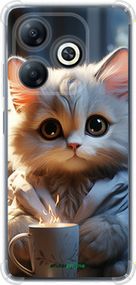Чохол на Infinix Smart 8 Білий кіт "5646sp-3431-2448"