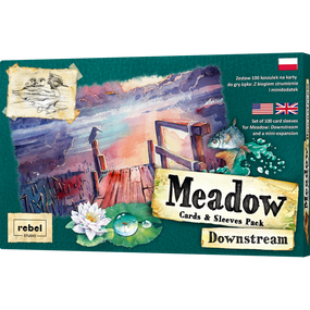 Настольная игра Meadow: Downstream. Cards & Sleeves Pack (Поляна. По течению. Набор протекторов и карт)