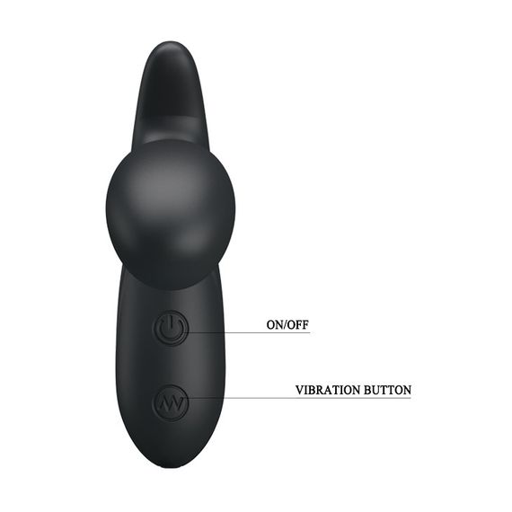 Массажер простаты - Pretty Love Beckie Prostate Stimulator Black sexstyle | Зображення 6