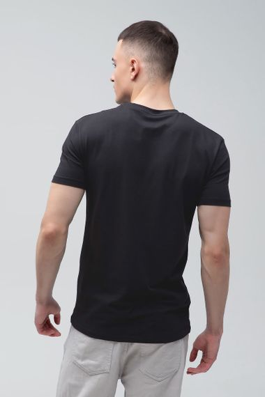 Чоловіча Футболка Sun`s House  розмір: 5XL Чорний (арт. RY-U0102-black) | Зображення 2