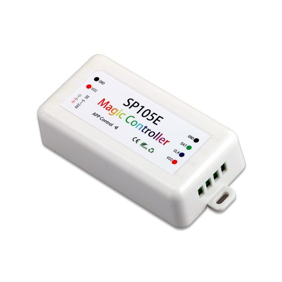 Контролер PROLUM SPI; RGB; Bluetooth; 4PIN; Max:2048px
