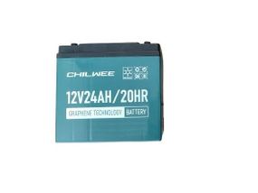 Аккумулятор графеновый тяговой Chilwee Graphene 6-DZF-20 (12V 24Ah) | Батарея для электровелосипедов, скутеров и ИБП