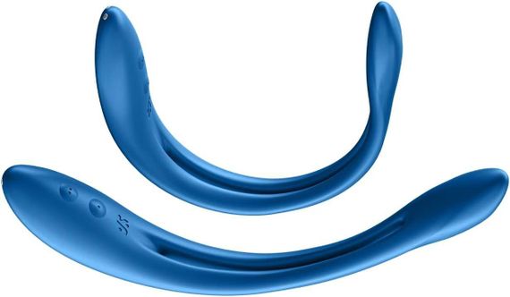 Універсальний гнучкий вібратор для пар Satisfyer Elastic Game Dark Blue Sex Aura | Зображення 6