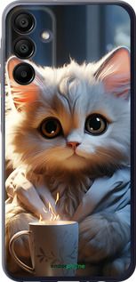 Чохол на Samsung Galaxy A15 Білий кіт "5646u-3357-2448"