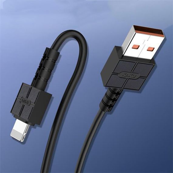USB кабель Kaku KSC-293 USB - Lightning 1m - Black | Зображення 2