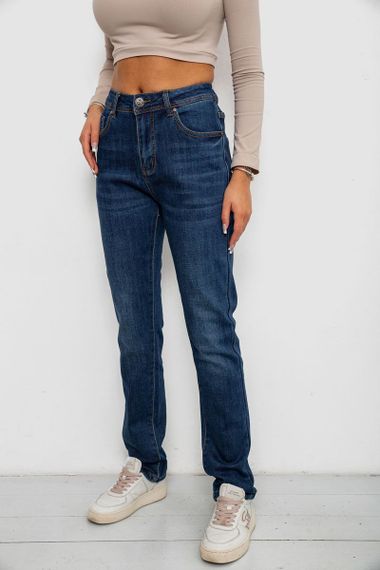 Джинсы женские на флисе, цвет синий, 244RVE981 | Зображення 2