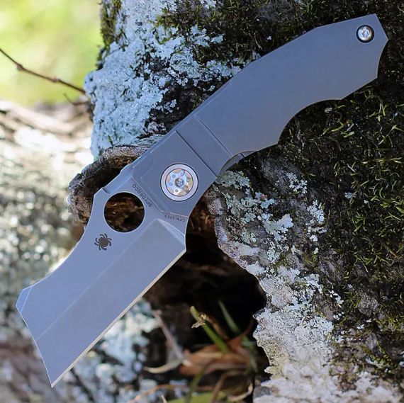 Ніж Spyderco Stovepipe CPM 20CV Titanium | Зображення 5