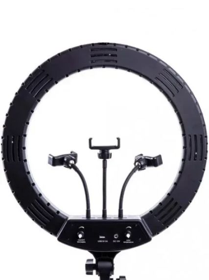 Кольцевая лампа для фото и видео с держателем для телефона RL-21 54 см | Зображення 2