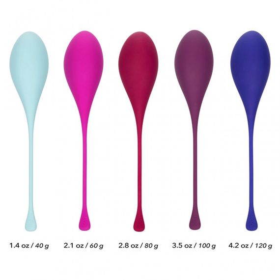 Набір вагінальних кульок California Exotics Kegel Training 5-Piece Set | Зображення 4