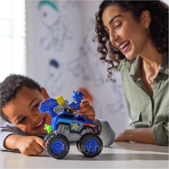 Paw Patrol Rescue Wheels Рятувальний автомобіль з водієм Гонщик серії Мега колеса Щенячий патруль Оригінал | Зображення 7