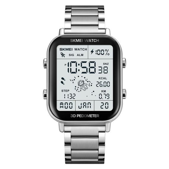 Годинник S2kmei 1888SI Silver