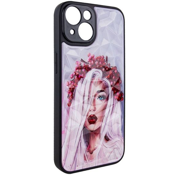 TPU+PC чехол Prisma Ladies для Apple iPhone 14 (6.1") Ukrainian Girl | Зображення 1