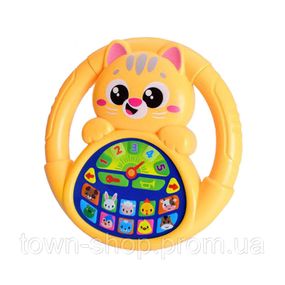 Интерактивная игрушка руль "Путешественник: Ферма" M 6305, 18 см, украинский
