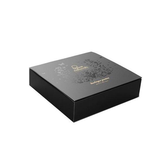 Пестіс Bijoux Indiscrets Burlesque pasties GLITTER and BOW, Черный | Зображення 3