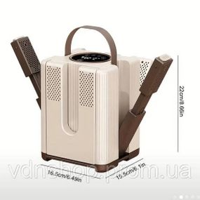 Электросушилка для обуви от сети на 3 пары / Сушилка с УФ-дезинфекцией и таймером / Сушилка обуви ES-15