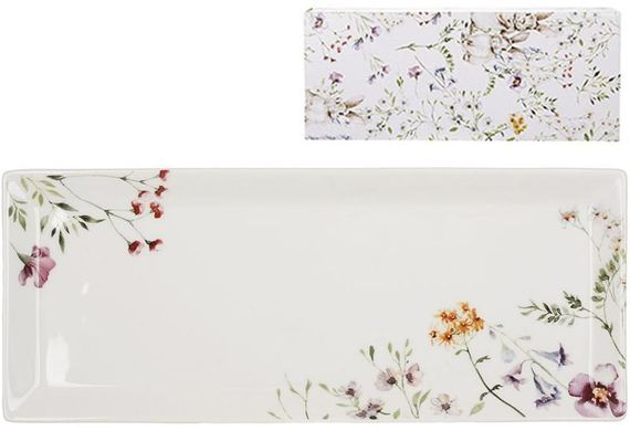 Блюда прямокутні фарфорові (2шт) "Spring Story" 35х14см | Зображення 1