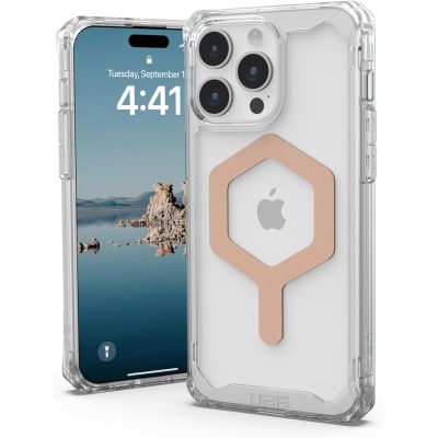 Чехол для мобильного телефона UAG iPhone 15 Pro Max Plyo Magsafe Ice/Rose Gold (114305114348) | Зображення 2