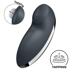 Вібростимулятор-пульсатор Satisfyer Tap & Climax 2 Grey sexstyle
