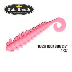 Силіконова приманка, Їстівний силікон Bait Breath BUGSY 2,5" Rock Soul (12 шт.) (S837 Bubblegumpink)