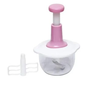 Подрібнювач ручний для овочів з контейнером Food Processor TV One Рожевий