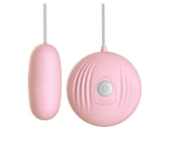 Вібро-яйце з дротовим керуванням і 7 режимами вібрації Lilo Pink Sex Aura | Зображення 1