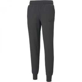 Штани спортивні Puma Essentials Logo 586714 07 (темно-сірі, чоловічі, теплі, з флісом, вільні, лого пума) M (48-50)