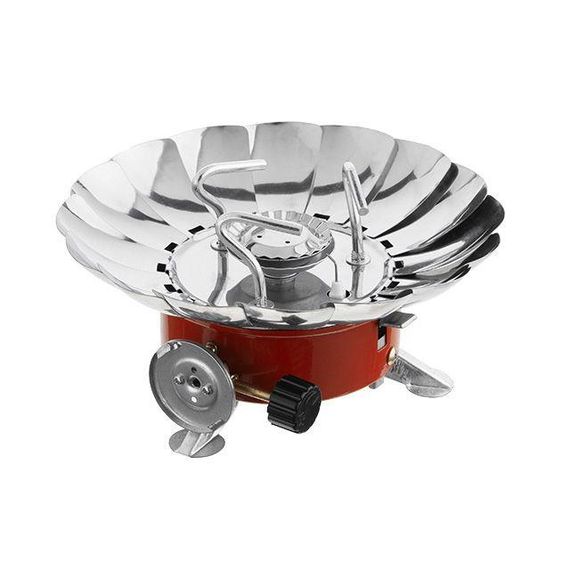 Пальник газовий туристичний з захистом від вітру INTERTOOL GS-0011