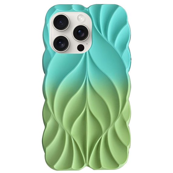 TPU чехол Leaf для Apple iPhone 14 Pro (6.1") Marine Green / Mint