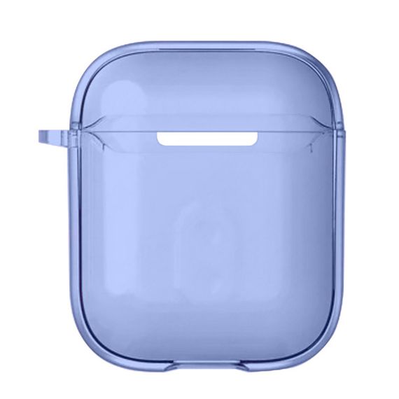 Футляр TPU Colorful для навушників Airpods 1/2 Blue | Зображення 1