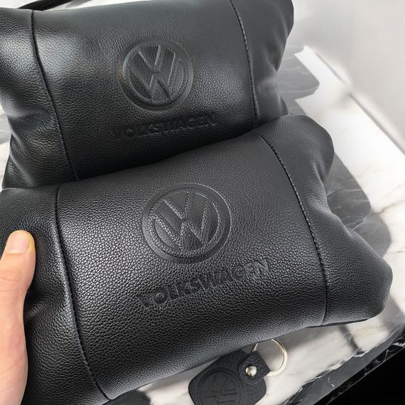 Авто подушка під шию Volkswagen, Подушка для сидіння для автомобільного крісла дорожня шиї QS-73 | Зображення 4