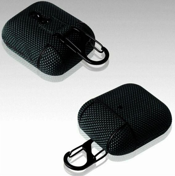 Чехол Primo Nylon для наушников AirPods (MMEF2) / AirPods 2 (MV7N2) - Black | Зображення 2