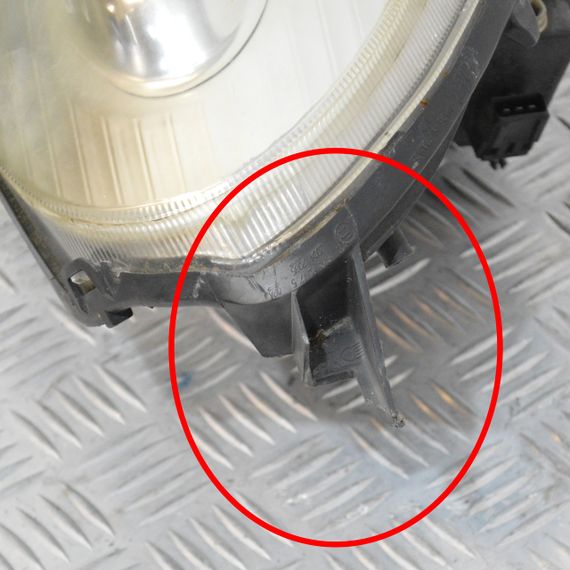 Фара ліва Nissan Micra K12 2003-2010 Фара передня ліва Ніссан Мікра К12 26060AX700 | Зображення 3