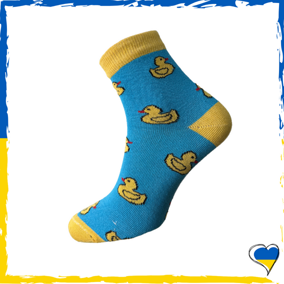 Шкарпетки жіночі / підліткові принт качка. Шкарпетки з приколами. Носки принт 36-40