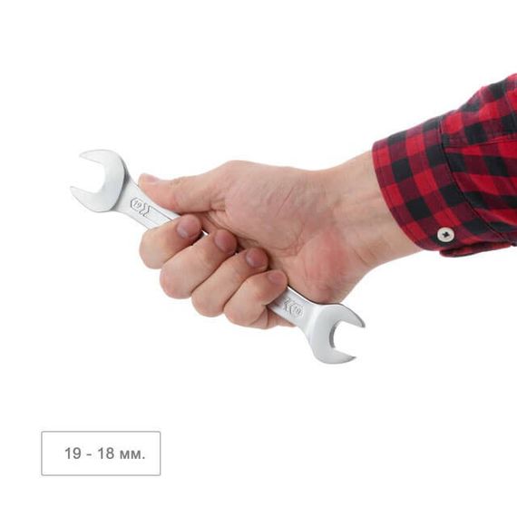 Ключ ріжковий 18-19 мм, STORM, Cr-V INTERTOOL XT-1118 | Зображення 3