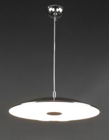 Люстра світлодіодна підвісна LED світильник для квартири на стелю лед 27711 Хром 20-160х40х40 см.