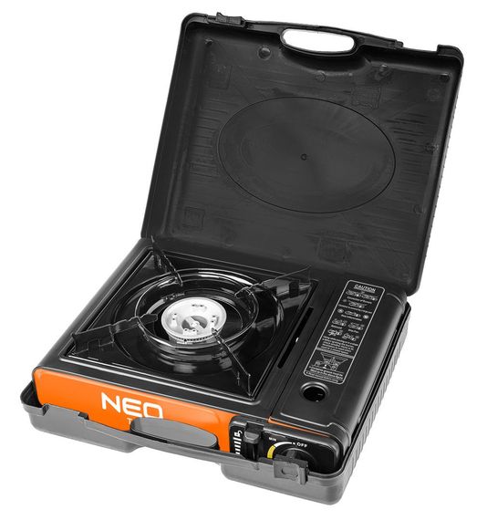 Плитка газова Neo Tools портативна, 2.1кВт, п’єзорозпал, 150г/год, кейс (20-050) | Зображення 3
