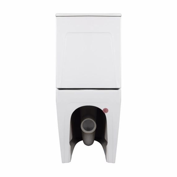 Унитаз-компакт Qtap Scorpio безободковый Ultra Quiet c сиденьем Soft-close QT14226088AW | Зображення 6
