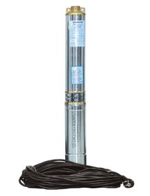 Насос відцентровий свердловинний DONGYIN 1.1кВт H 87(66)м Q 100(60)л/мин Ø102мм (кабель 45м) 777474