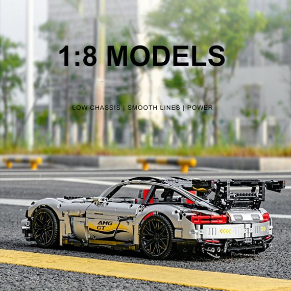Конструктор Mould King 13126 Мерседес AMG GT 1:8 QuickSilver | Зображення 7